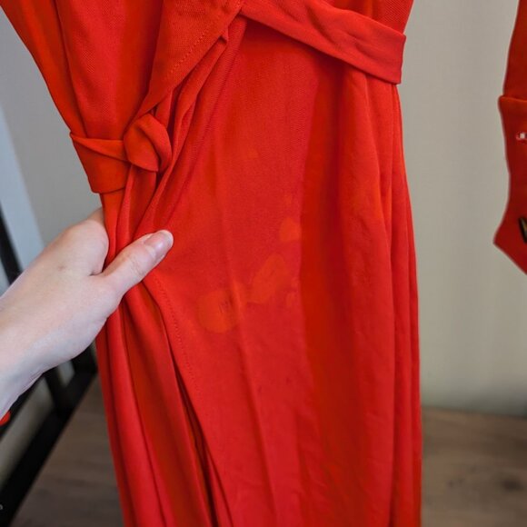 Red Diane Von Furstenberg Dress - Picture 14 of 16
